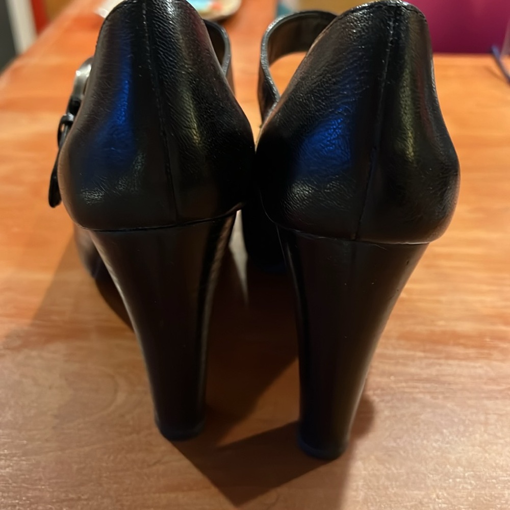 Franco Santo the artist collection Mary Jane style stacked heels - Picture 4 of 5